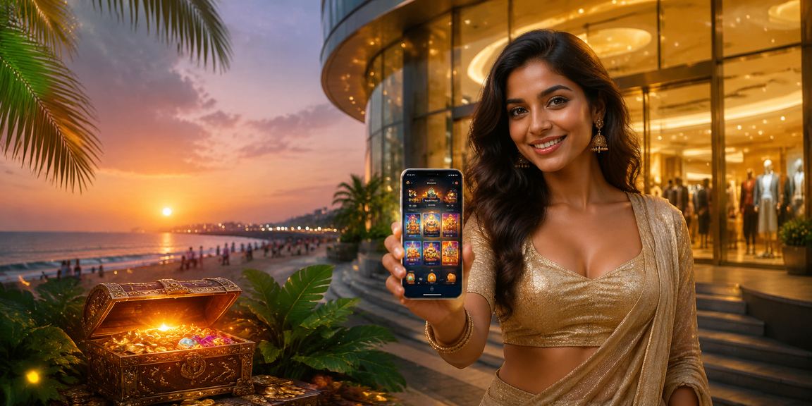 Mobile player using 6238 casino app interface by beach in Chennai